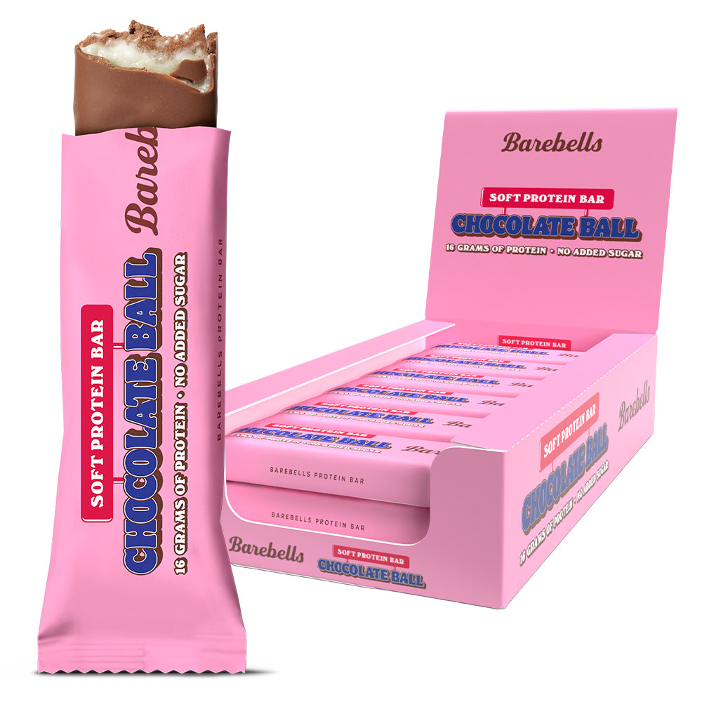 Barebells Chocolate Ball  12x55g    Sukkerfri Proteinbar Med Kaffe Og Kokos   Højt Proteinindhold