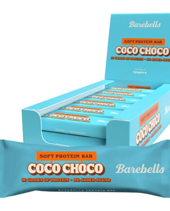 Barebells Coco Choco  12x55g    Blød Og Sukkerfri Kokosbar Med Højt Proteinindhold