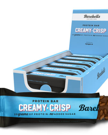 Barebells Creamy Crisp  12x55g    Sukkerfri Proteinbar Med Sprød   Cremet Fyld   Højt Proteinindhold