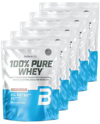 Biotechusa 100  Pure Whey Proteinpulver  6x1 Kg  Proteinpulver