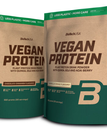 Biotechusa Vegan Protein  2x500g    Plantebaseret Proteinpulver   Højt Proteinindhold