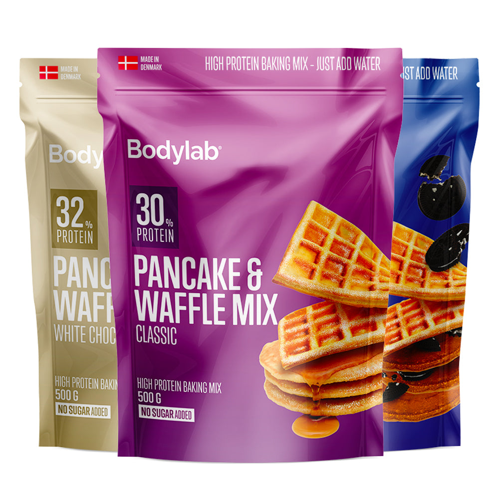 Bodylab Pancake Waffle Mix 500g Proteinrig Pandekageblanding Lette Luftige Pandekager