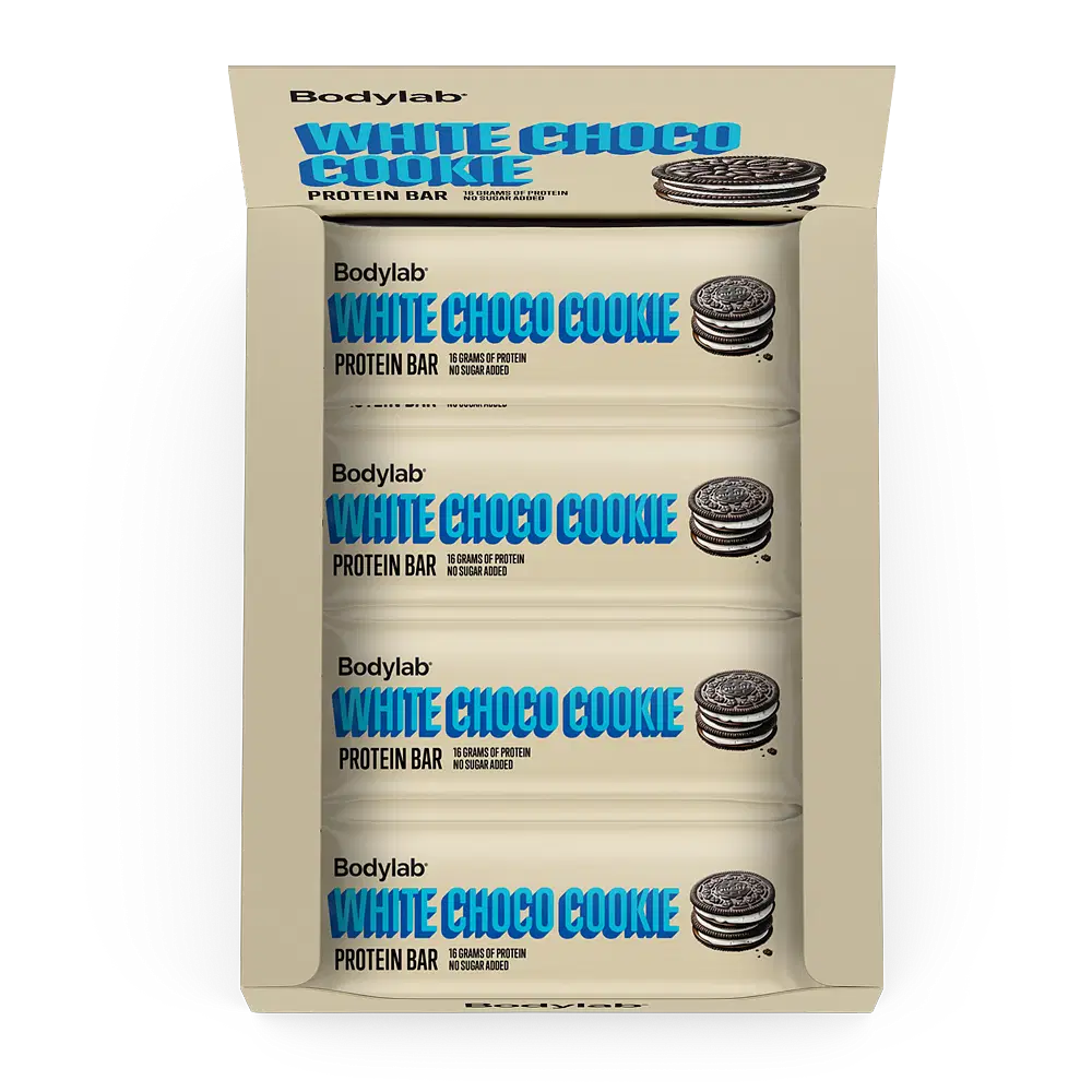 Bodylab Protein Bar White Choco Cookie 12x55g Proteinbarer