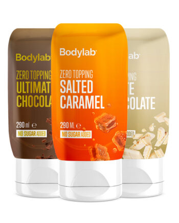 Bodylab Zero Topping  3x290ml    Bland-selv Sirup   Perfekt Topping Med   Gram Tilsat Sukker