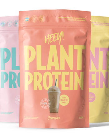 Heey Vegan Protein  500g    Plantebaseret Proteinpulver   Højt Proteinindhold   God Smag