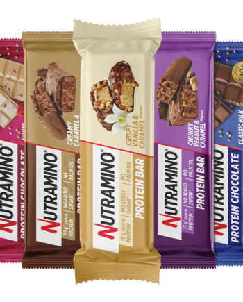 Nutramino Protein Bar Bland Selv  12 Stk  Proteinbarer