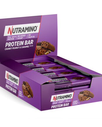 Nutramino Protein Bar Chunky Peanut   Caramel  12x55g  Proteinbarer