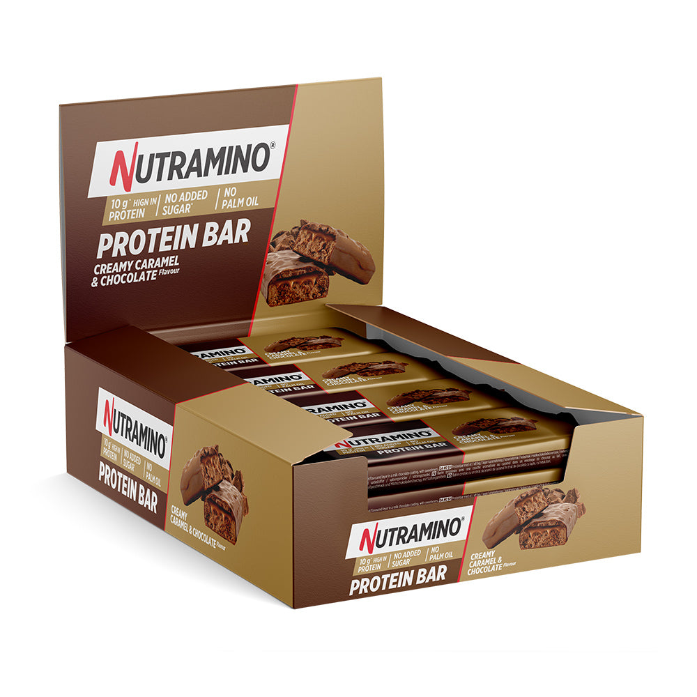 Nutramino Protein Bar Creamy Caramel Chocolate 12x55g Proteinbarer