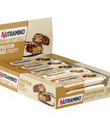 Nutramino Protein Bar Crispy Vanilla   Caramel  12x55g  Proteinbarer