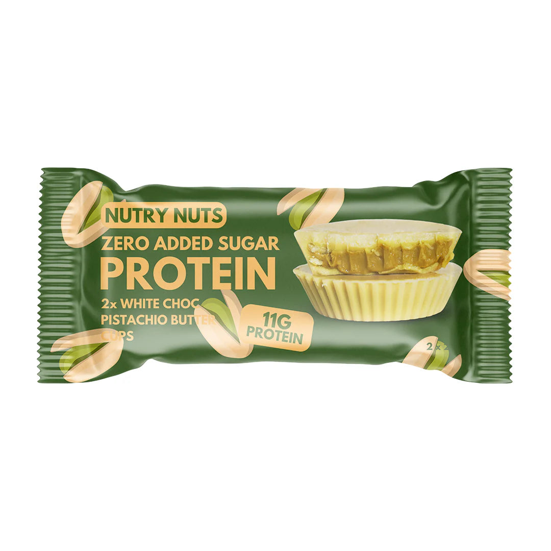 Nutry Nuts Pistachio Butter Cups White Chocolate Pistachio 42g Proteinsnacks