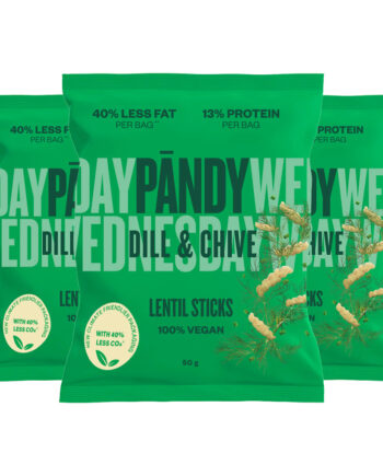 Pandy Chips Dill   Chive  6x50g    Sprøde   Proteinrige Chips Med Dild   Purløg