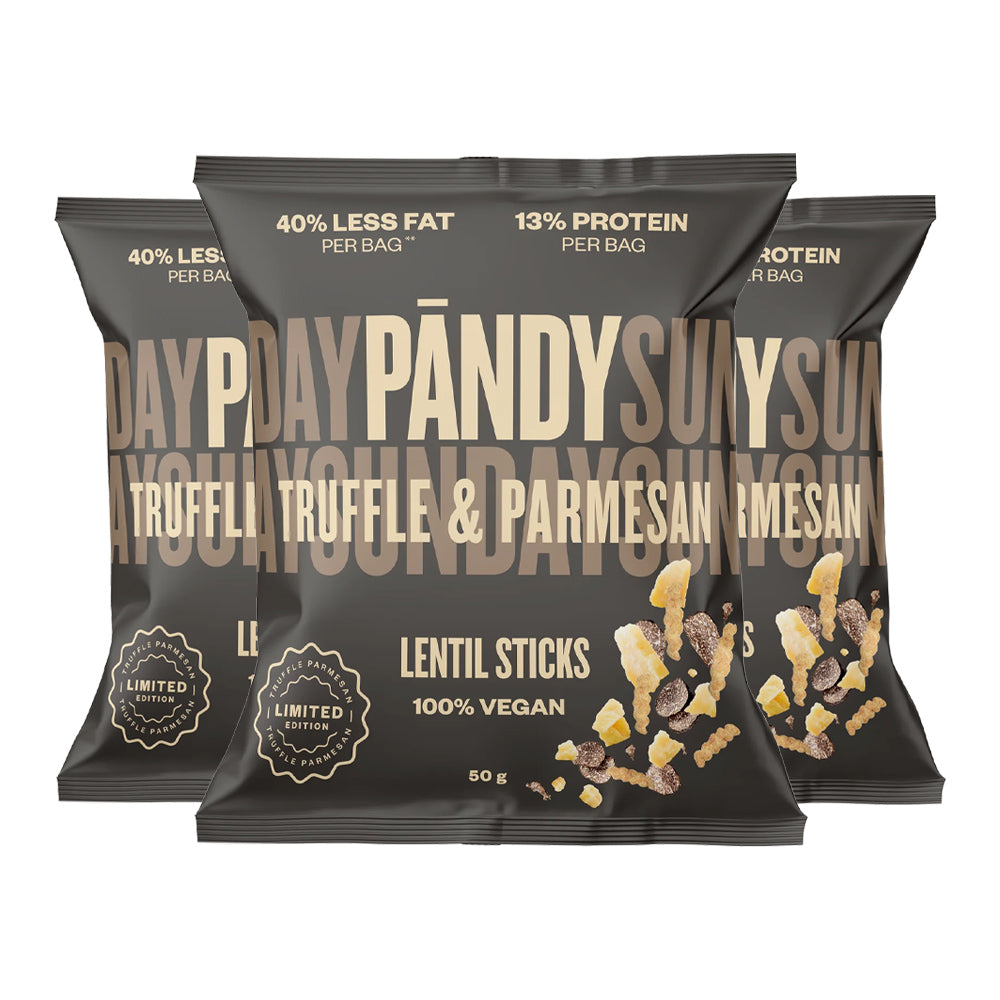 Pandy Truffle   Cheese  6x50g    Proteinrige Og Delikate Chips Med Trøffel   Ost   Færre Kalorier