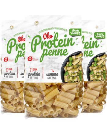 Smart Makro øko Protein Penne  6x250g    økologisk Proteinpasta Med Højt Proteinindhold