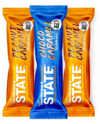 State Soft Protein Bar  12x50g    Bland Selv   Blød   Lækker Proteinbar Med Højt Proteinindhold