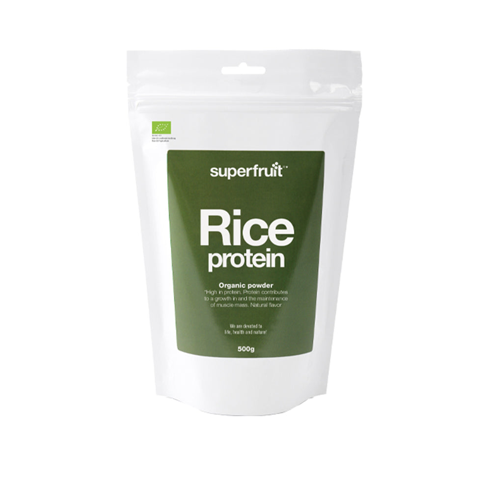 Superfruit Rice Protein Powder 500g Kosttilskud