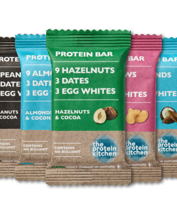 The Protein Kitchen Bar  12x55g    Bland-selv Sunde Og Sukkerfri Proteinbars   Få Kcal