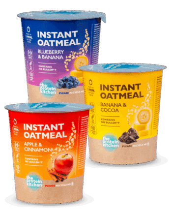 The Protein Kitchen Instant Oatmeal Bland Selv  8x60g  Proteinbar
