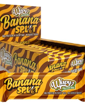 Wispy Protein Bar Banana Split  10x 55g  Proteinbarer