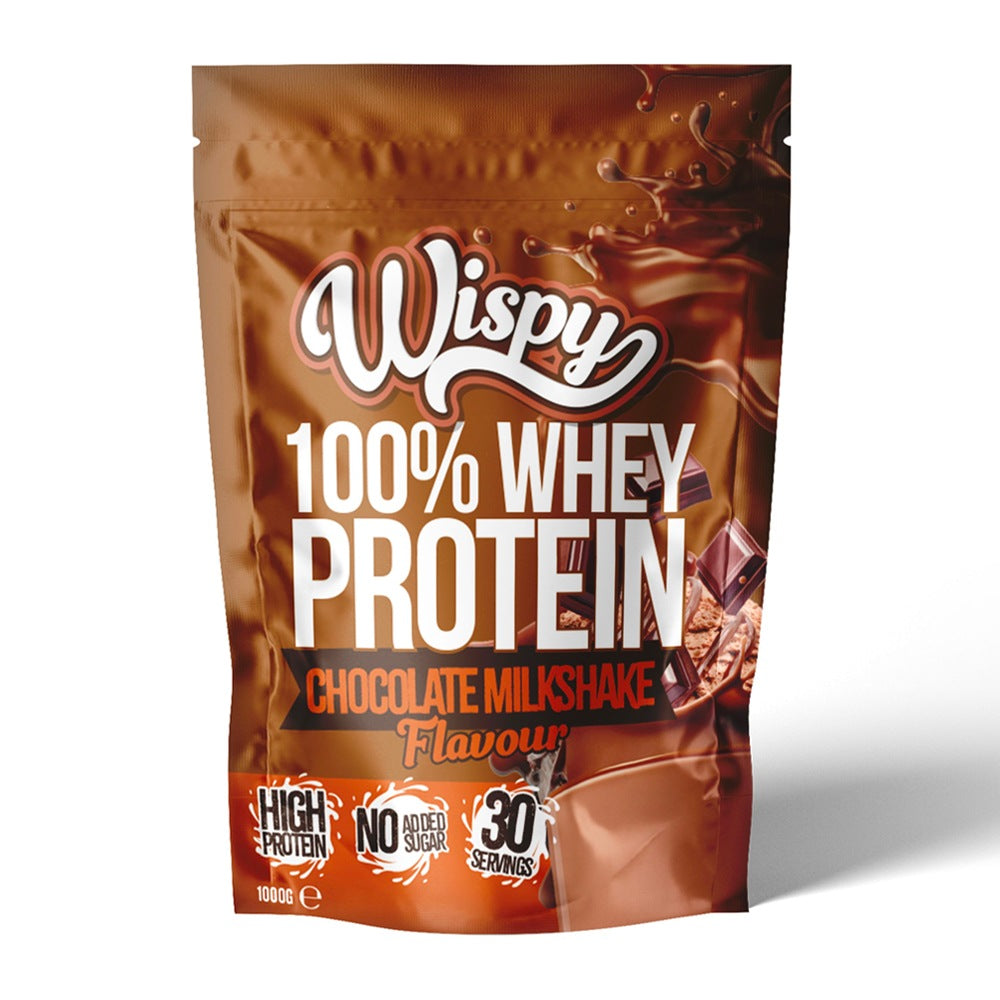 Wispy Whey 100 Kg Proteinpulver Med Chokolade Højt Indhold Af Protein Lavt Sukker