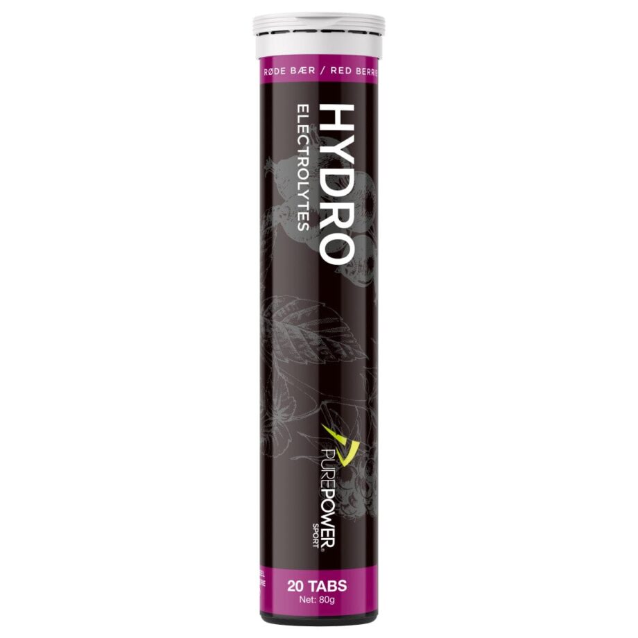 Purepower Hydro Røde Bær 20 Tabs – Proteinland