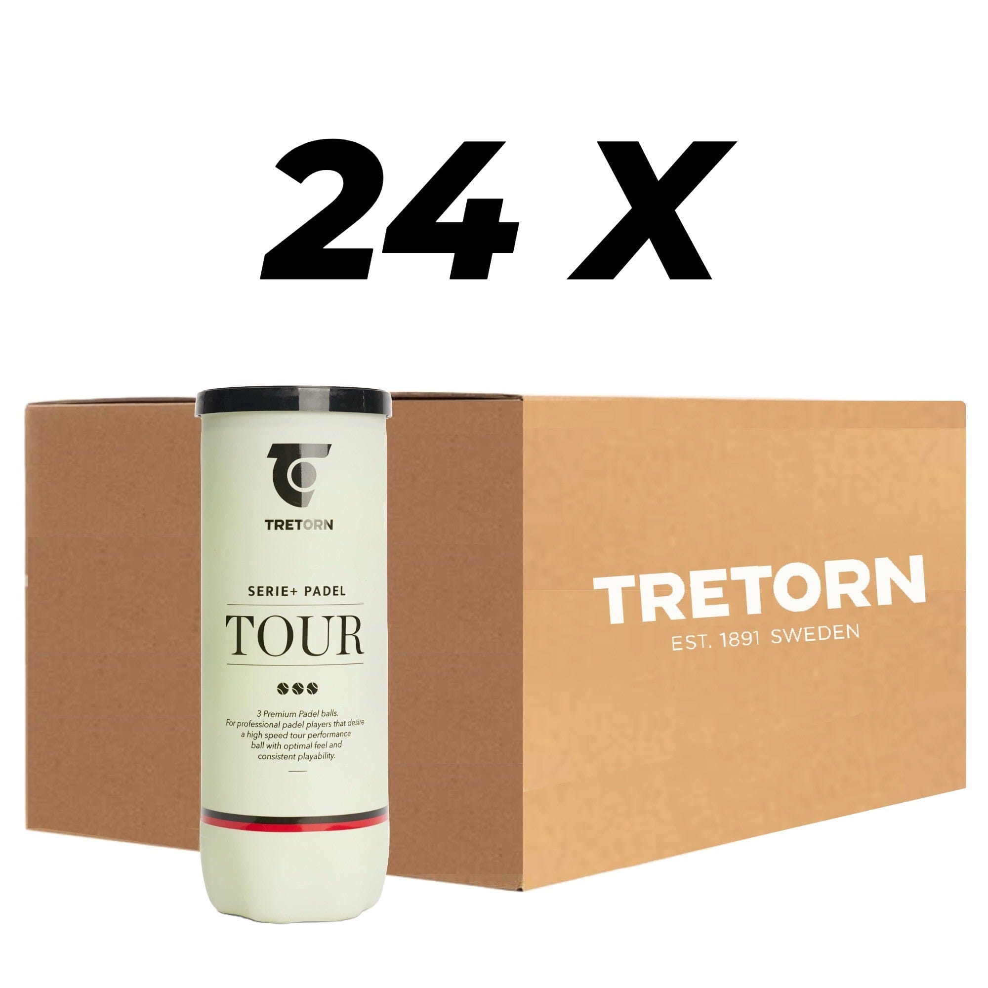 Tretorn Serie  Padel Tour  24 Rør