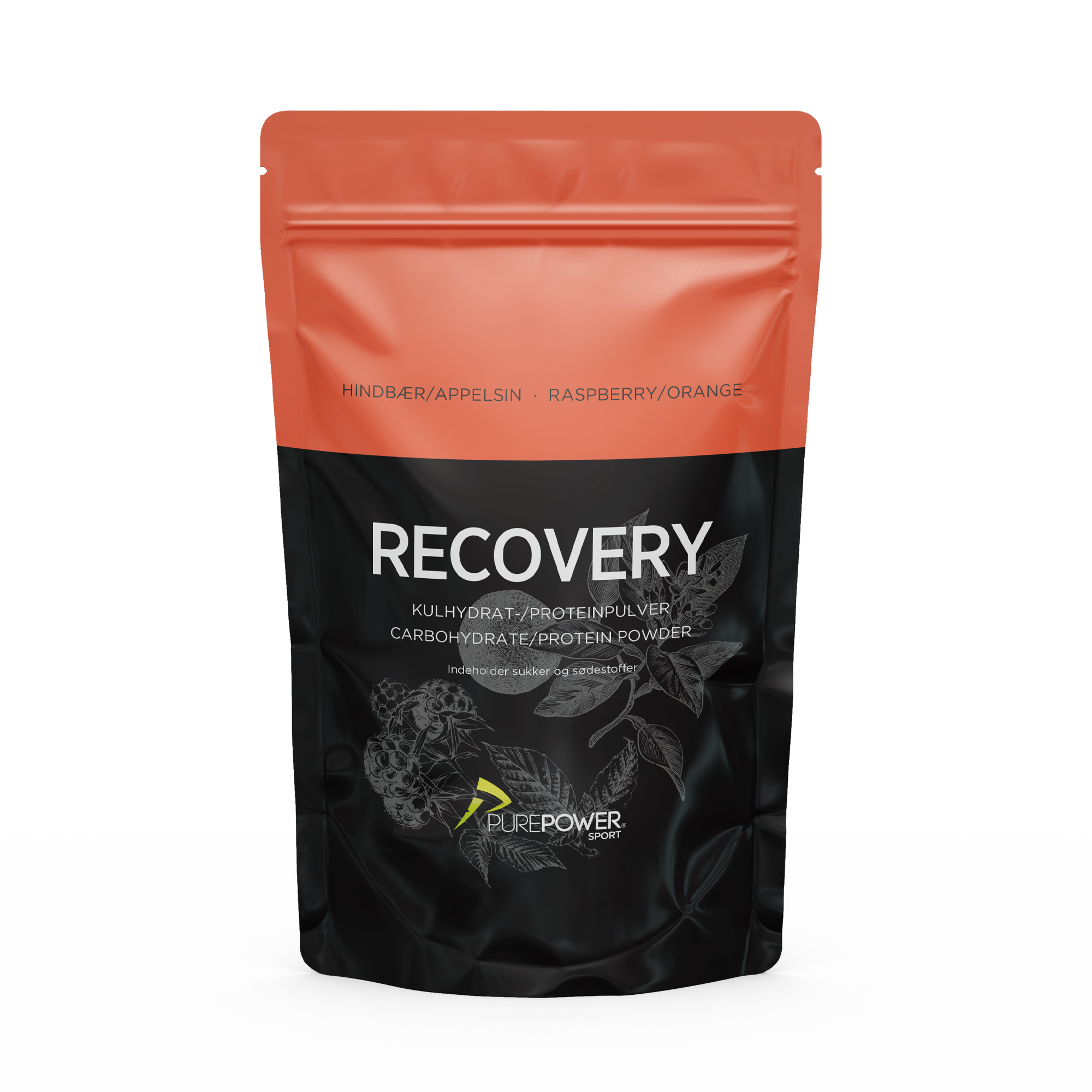 Recovery Hindbær Appelsin 400