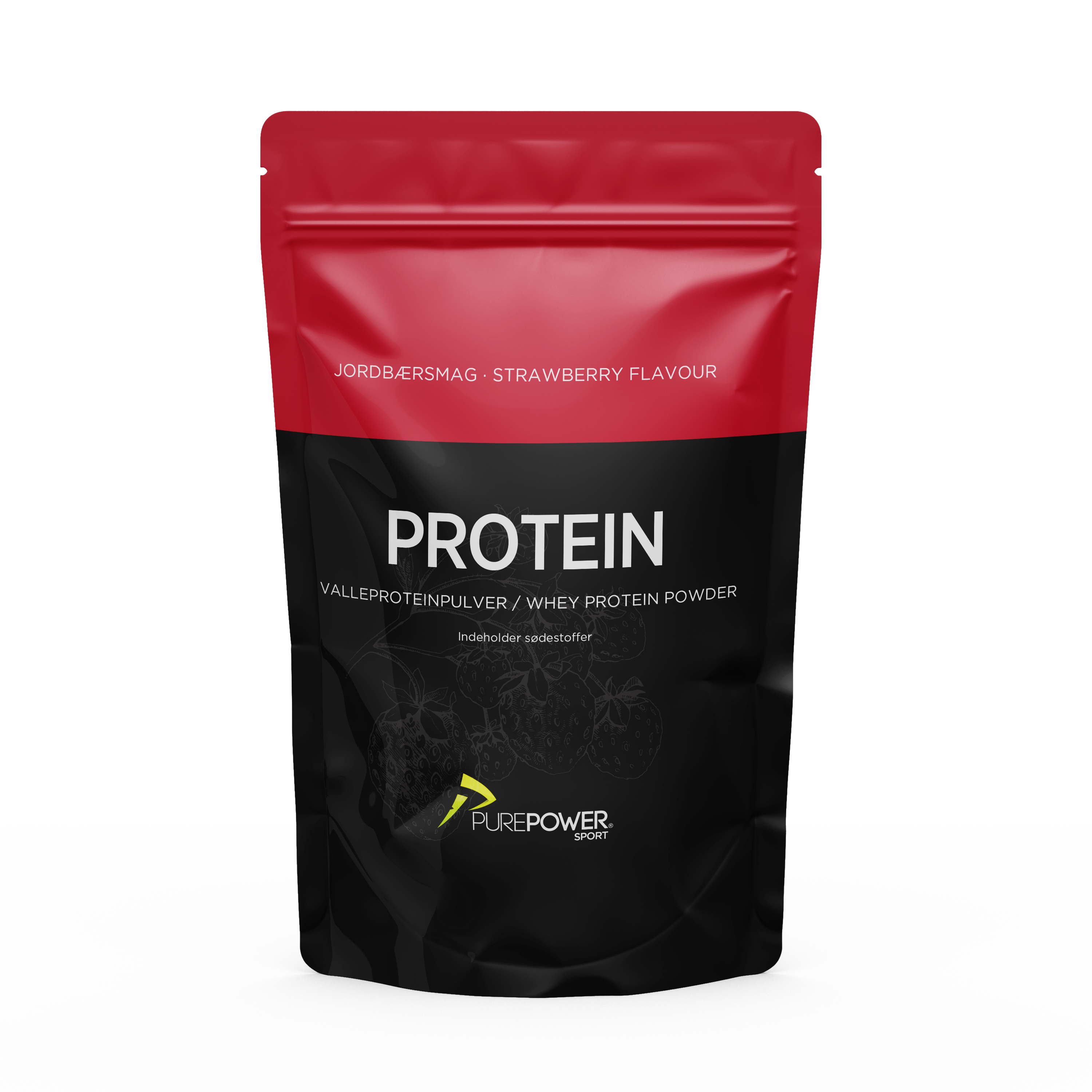 Valleprotein Jordbær 400g