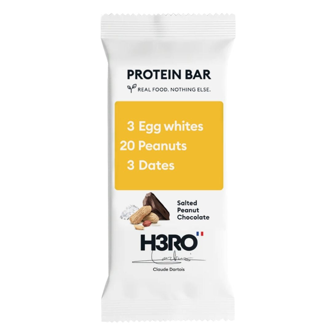 H3ro Protein Bar Salted Peanut Chocolate